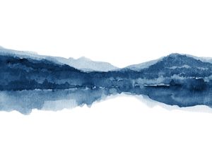 HORIZONTE AZUL CALMO - PAISAGEM