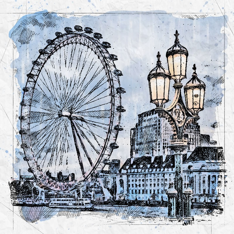 LONDON EYE SKETCH