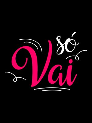 SÓ VAI FUNDO PRETO VERMELHO INTENSO