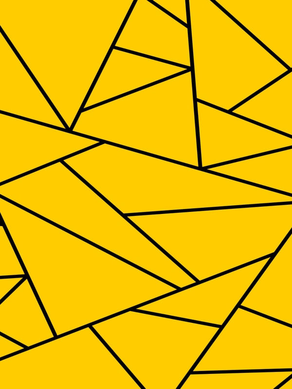 MOSAICO GEOMÉTRICO LINHAS AMARELO OURO