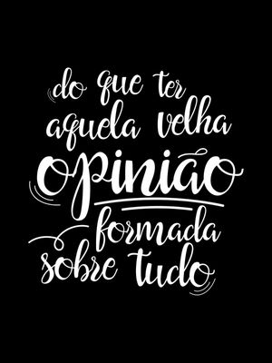 VELHA OPINIÃO METAMORFOSE AMBULANTE FUNDO PRETO