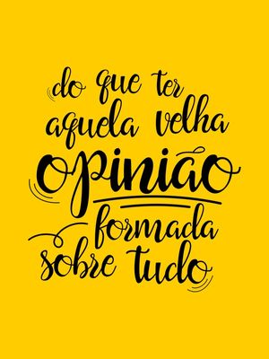 VELHA OPINIÃO METAMORFOSE AMBULANTE AMARELO OURO