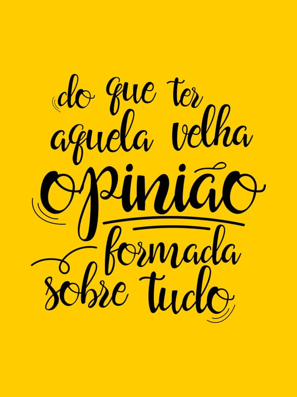 VELHA OPINIÃO METAMORFOSE AMBULANTE AMARELO OURO