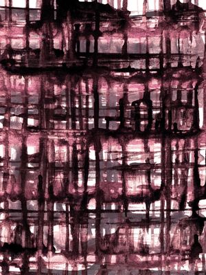 WARP AND WEFT 7, ROSE PINK