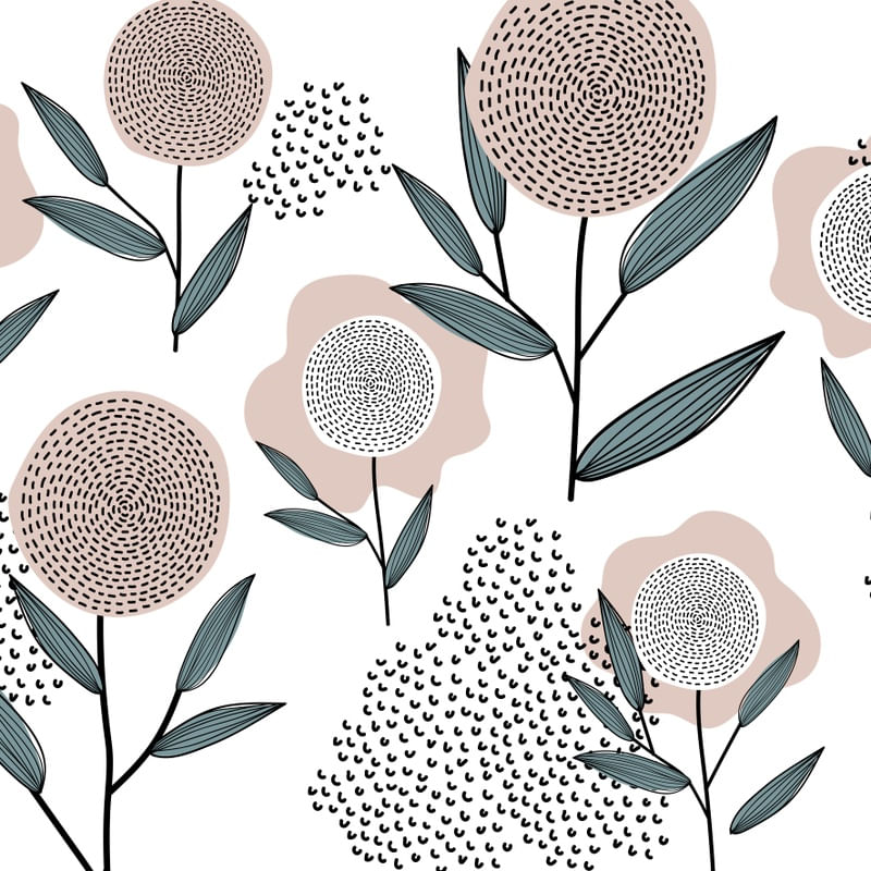 AUTUMN FLOWERS QUADRADO
