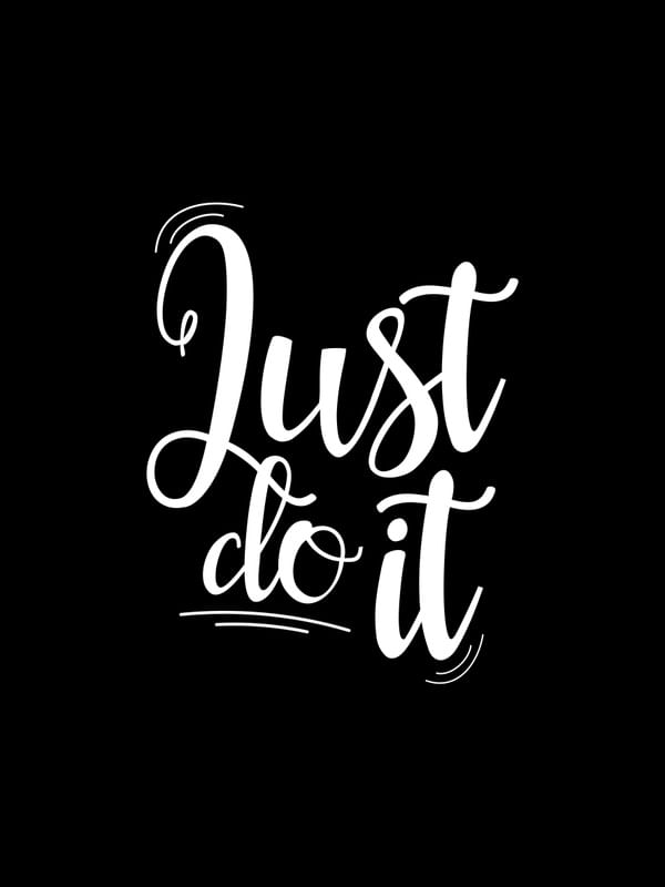 JUST DO IT BLACK