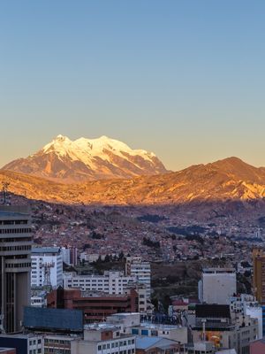 ILLIMANI VISTO DE LA PAZ