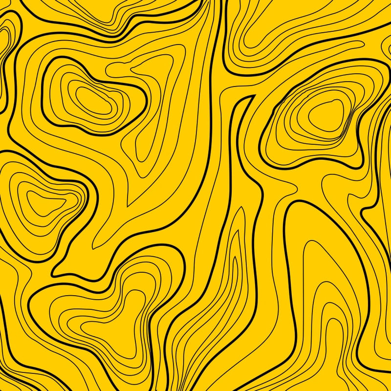 WAVES AMARELO OURO QUADRADO