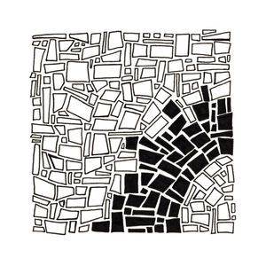 MODERN AZTEC 2, WHITE