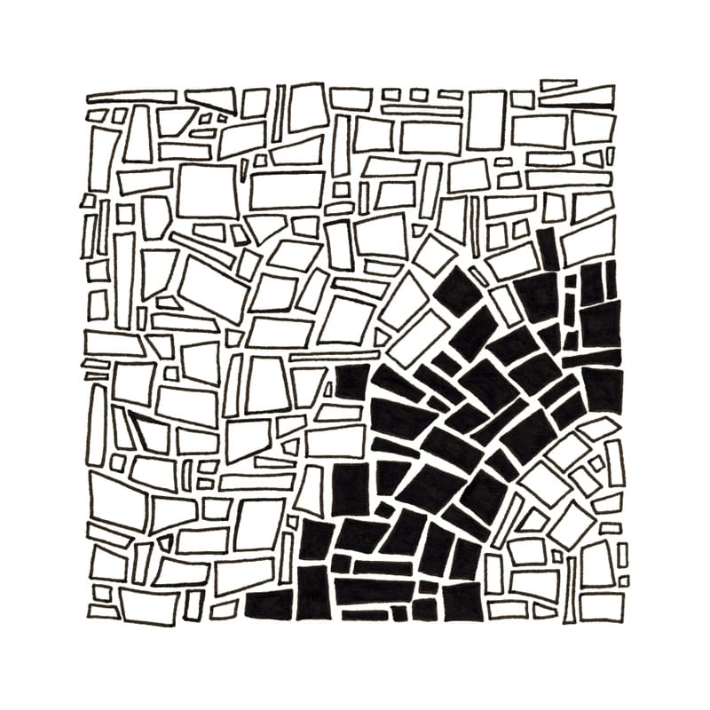 MODERN AZTEC 2, WHITE