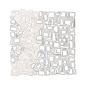 MODERN AZTEC 1, SEPIA WHITE GREYSCALE