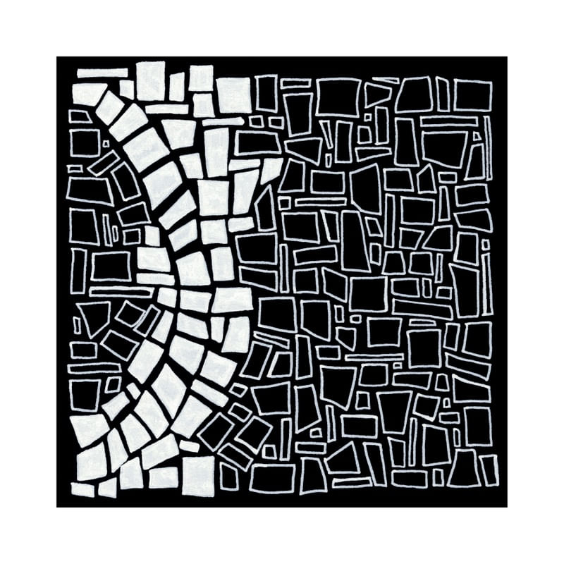 MODERN AZTEC 1, BLACK