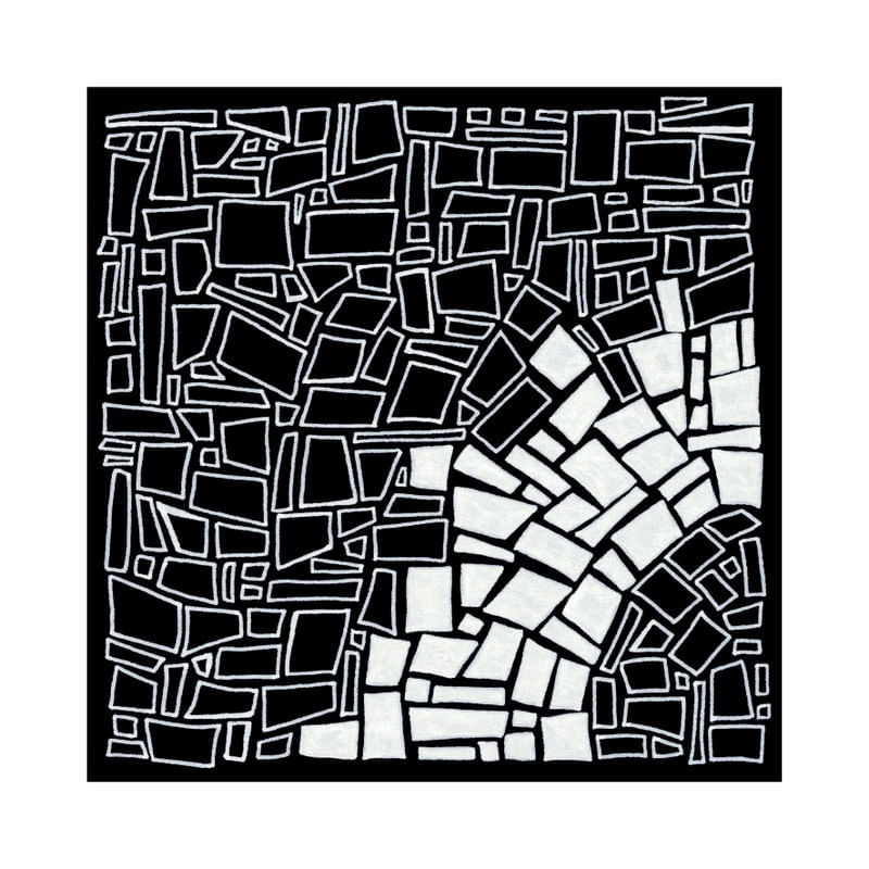 MODERN AZTEC 2, BLACK