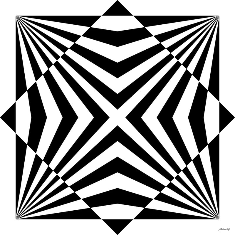 ESTRELA EM BRANCO E PRETO - II