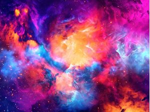 ARTISTIC XC - COLORFUL NEBULA - HORIZONTAL