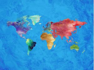 ARTISTIC WORLD MAP III