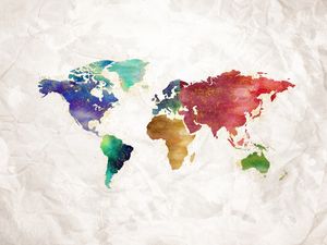 ARTISTIC WORLD MAP II