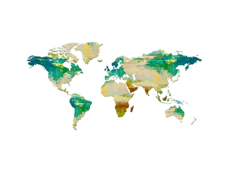ARTISTIC WORLD MAP I