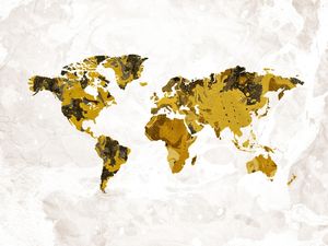 ARTISTIC WORLD MAP IV