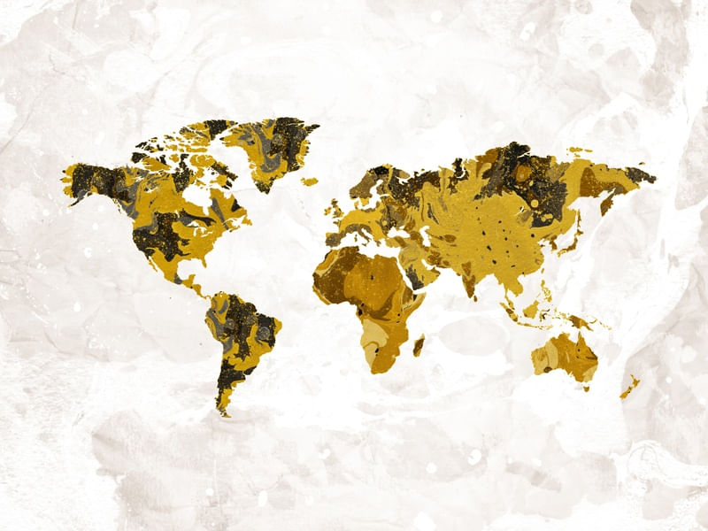 ARTISTIC WORLD MAP IV