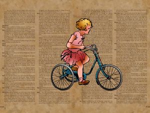 MENINA NA BICICLETA
