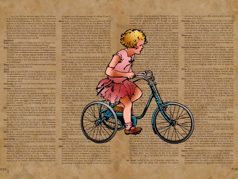 MENINA NA BICICLETA