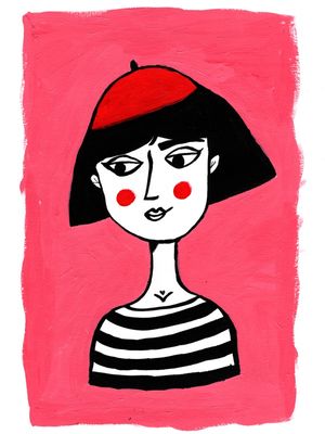 UMA BOINA VERMELHA POR PARIS
