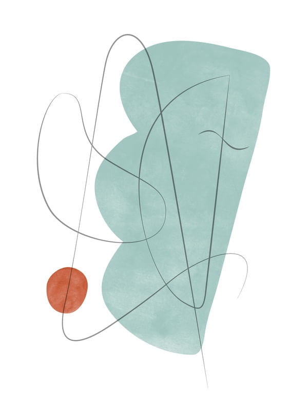 COMPOSIÇÃO ABSTRATA COM LINHAS CINZENTAS 12