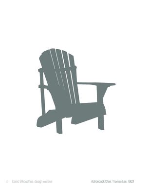 ADIRONDACK CHAIR, THOMAS LEE - ICONIC SILHOUETTES. DESIGN WE LOVE-CINZA.JPG