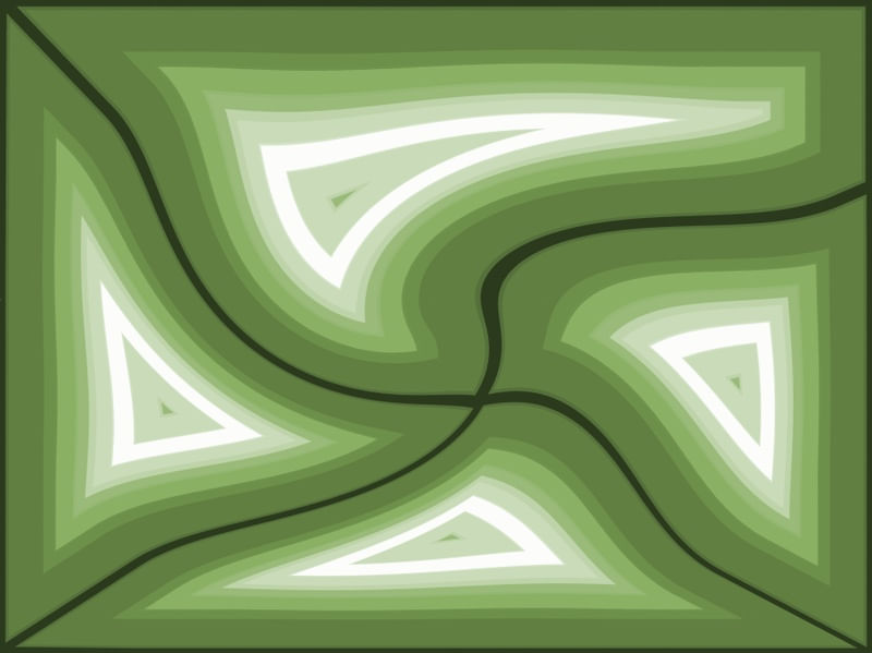 ABSTRATO EM VERDE