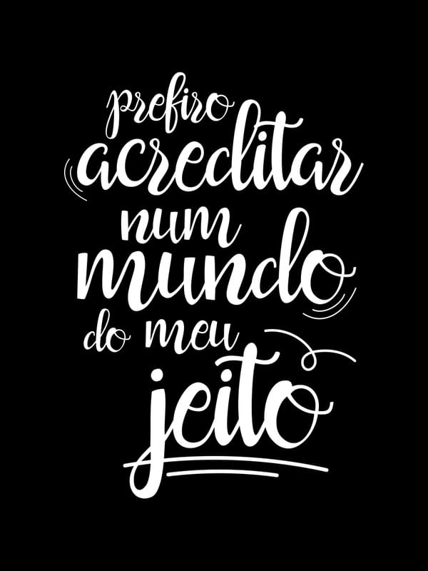 PREFIRO ACREDITAR BLACK