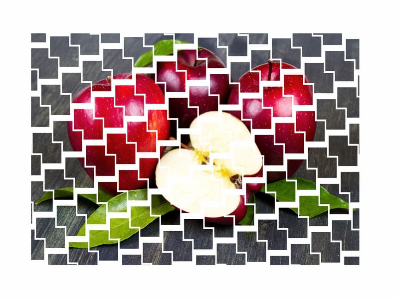 MAÇA EM MOSAICOS