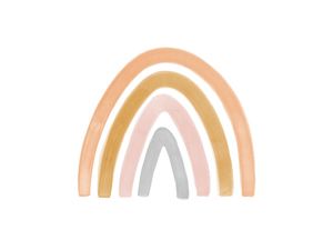ARCO-ÍRIS EM LARANJA E ROSA