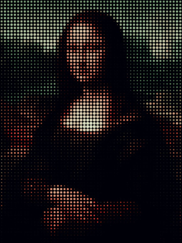 MONA LISA MOSAICO PONTOS
