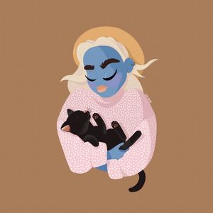 BABY BLACK CAT