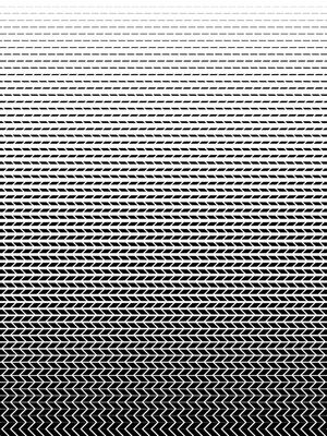 LINHAS ASSIMÉTRICAS ZIG ZAG BRANCO E PRETO
