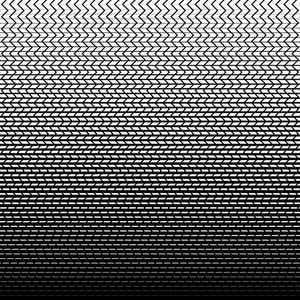 LINHAS ASSIMÉTRICAS ZIG ZAG QUADRADO BRANCO E PRETO