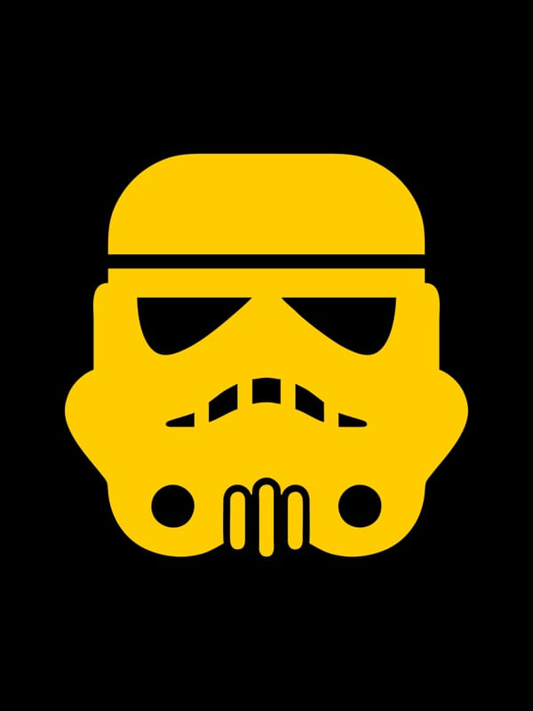 STORMTROOPER BLACK AND YELLOW