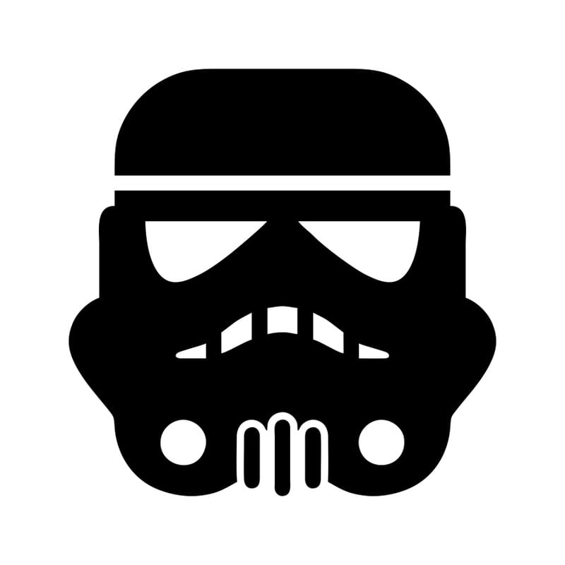 STORMTROOPER SQUARE WHITE
