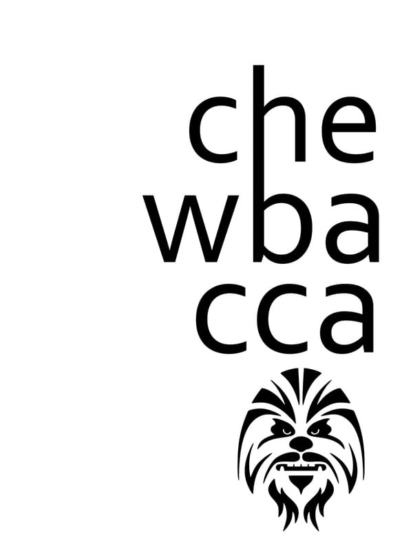 CHEWBACCA LETTERS