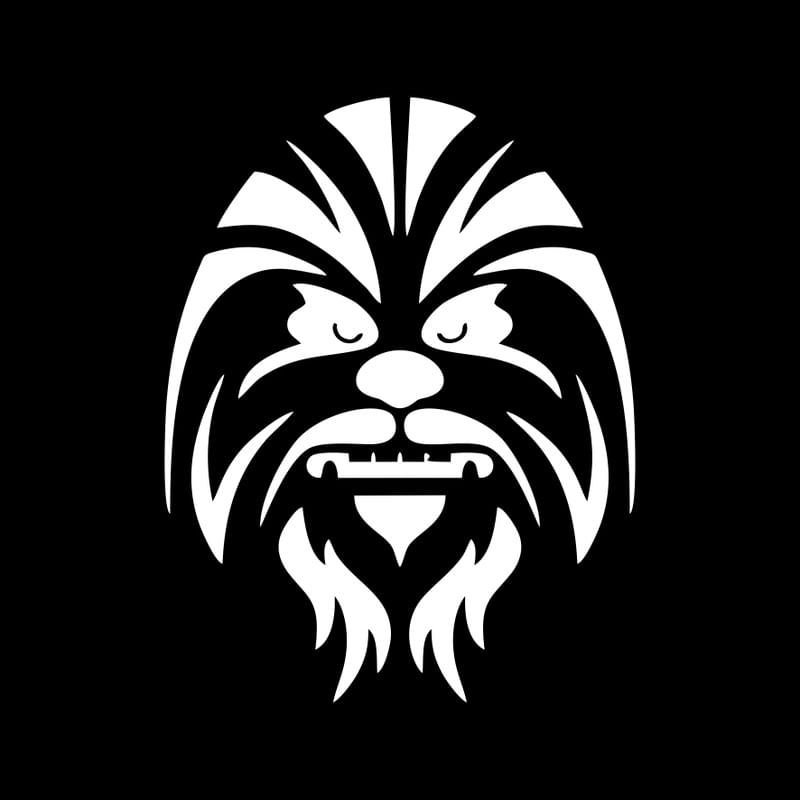 CHEWBACCA SQUARE BLACK