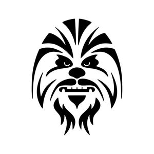 CHEWBACCA SQUARE WHITE