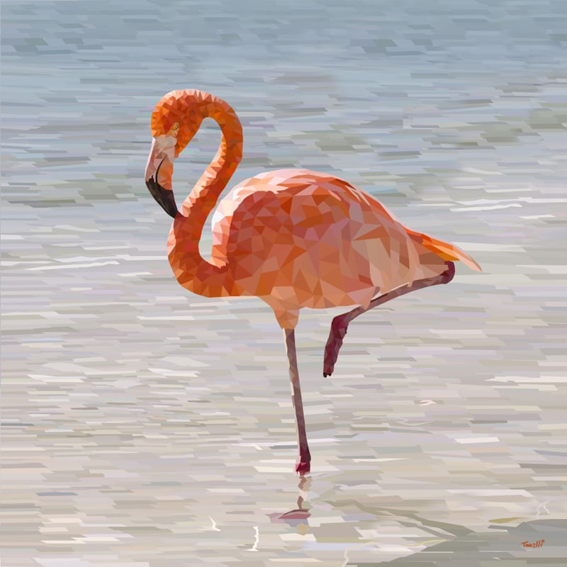 FLAMINGO CUBISMO