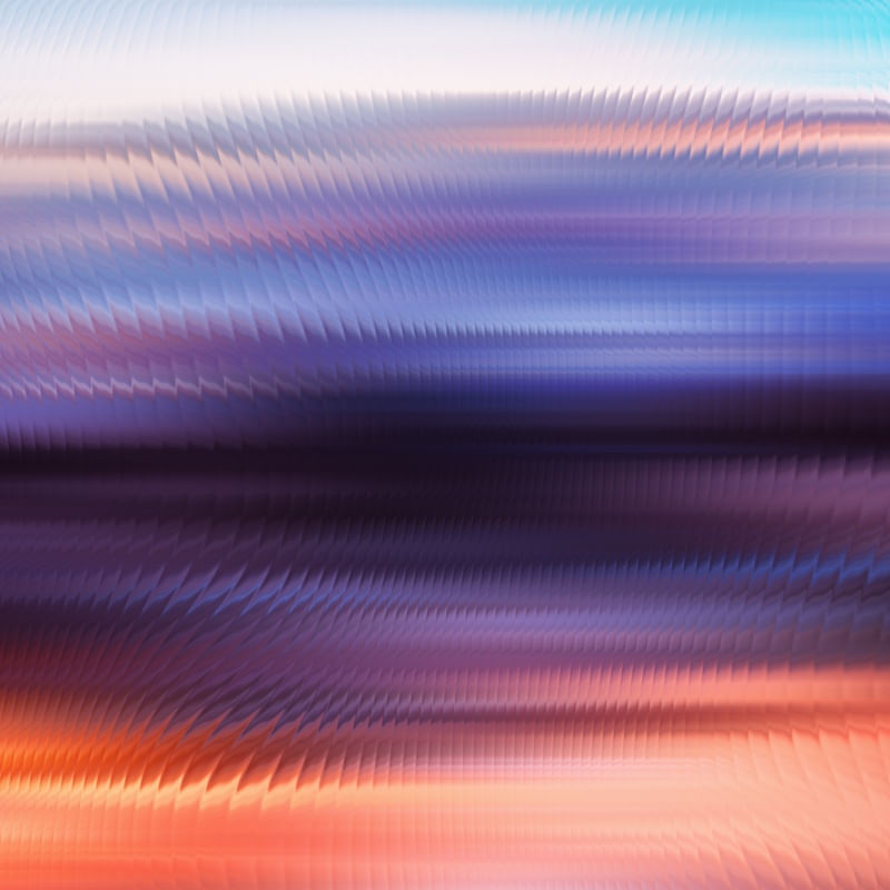 ABSTRACT SUNSET XIII - SQUARE