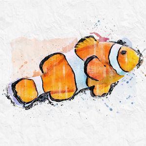 YELLOW FISH PEIXE AMARELO SKETCH
