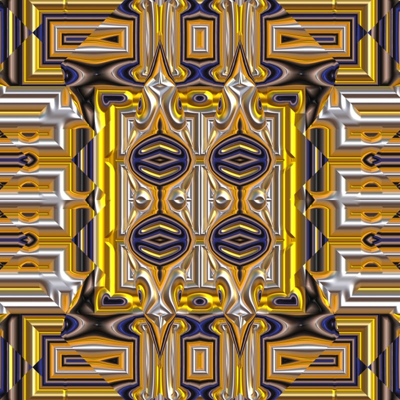 ARTE FUTURISTA 3D MANDALA METAL 2