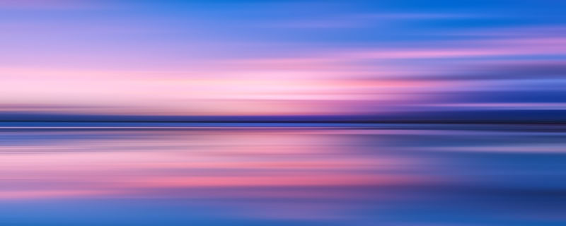 ABSTRACT SUNSET III - PANORAMIC