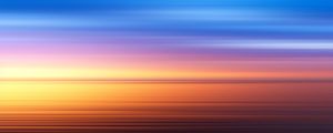 ABSTRACT SUNSET IV - HORIZONTAL PANORAMIC