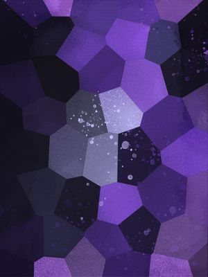 PURPLE POLIGONOS