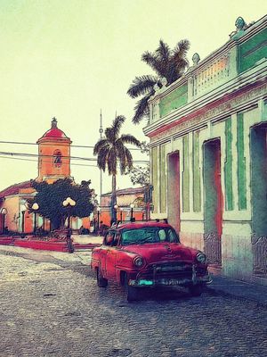 CARRO ANTIGO NA PRAÇA